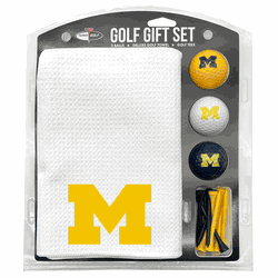 Michigan Wolverines Microfiber Towel Gift Set - 16 x 40 (White)