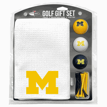 Michigan Wolverines Microfiber Towel Gift Set - 16 x 40 (White)