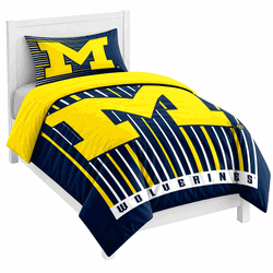 Michigan Wolverines Momentum Bedding Comforter Set Twin