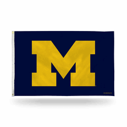 Michigan Wolverines Navy 3' x 5' Banner Flag