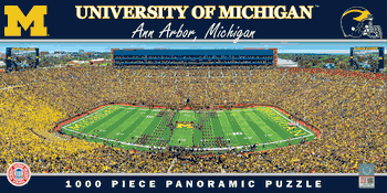 Michigan Wolverines NCAA 1000pc Panoramic Puzzle