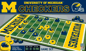Michigan Wolverines NCAA Checkers