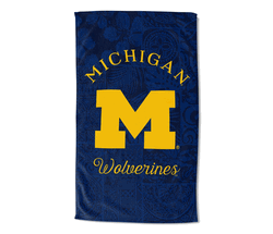 Michigan Wolverines NCAA Constructor Oversized Beach Towel 42x72 inches
