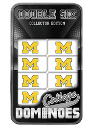 Michigan Wolverines NCAA Dominoes