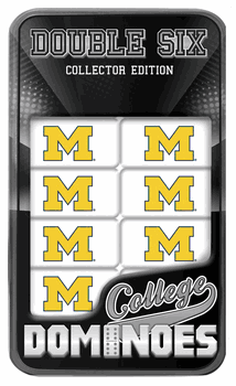 Michigan Wolverines NCAA Dominoes