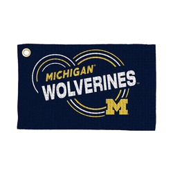 Michigan Wolverines NCAA Droplets Waffle Fan Towel 16x25 inches