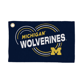 Michigan Wolverines NCAA Droplets Waffle Fan Towel 16x25 inches