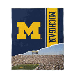 Michigan Wolverines NCAA Fanatic Microfiber Beach Towel 60x70 inches
