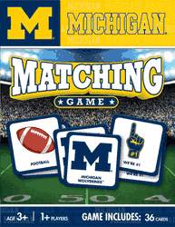 Michigan Wolverines NCAA Matching Game