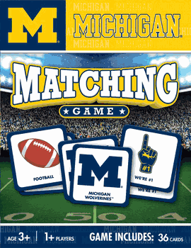 Michigan Wolverines NCAA Matching Game