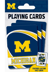 Michigan Wolverines NCAA Playing Cards