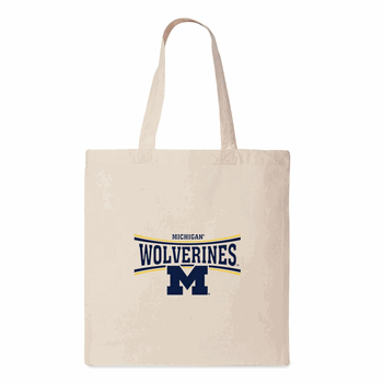 Michigan Wolverines NCAA Prevail Tote Bag