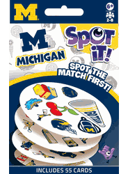 Michigan Wolverines NCAA Spot It! Game