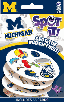 Michigan Wolverines NCAA Spot It! Game