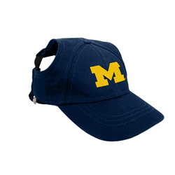 Michigan Wolverines Pet Baseball Hat Large