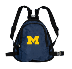 Michigan Wolverines Pet Mini Backpack NAVY M