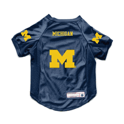 Michigan Wolverines Pet Stretch Jersey L