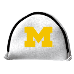 Michigan Wolverines Putter Cover - Mallet (White)