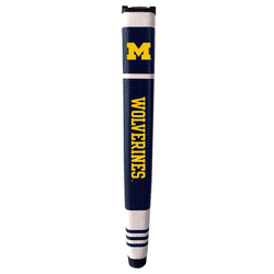 Michigan Wolverines Putter Grip (Colored with white stripes)