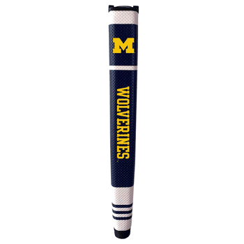 Michigan Wolverines Putter Grip (Colored with white stripes)