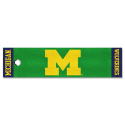 Michigan Wolverines Putting Green Mat - 1.5ft. x 6ft.