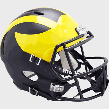 Michigan Wolverines Speed Replica Full Size Football Helmet Matte