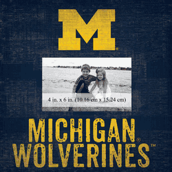 Michigan Wolverines Team Name 10"x10" Picture Frame