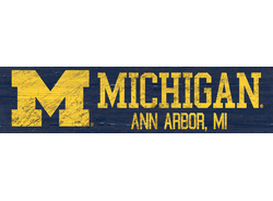 Michigan Wolverines Team Name Sign