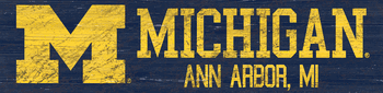 Michigan Wolverines Team Name Sign