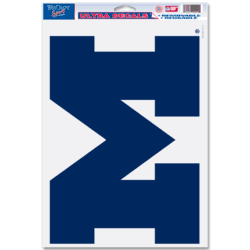 Michigan Wolverines Ultra Decal 11in x 17in Blue M