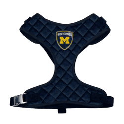 Michigan Wolverines Velvet Pet Harness - Large