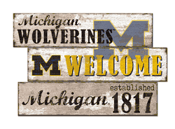 Michigan Wolverines Welcome 3 Plank