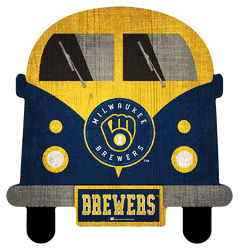 Milwaukee Brewers 12" Team Bus Sign