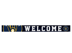 Milwaukee Brewers 16in. Welcome Strip