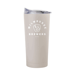 Milwaukee Brewers 20oz Archway Sand Powder Coat Tumbler