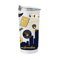 Milwaukee Brewers 20oz Native Powder Coat Tumbler