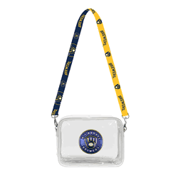 Milwaukee Brewers 3D Logo Clear Fanny Fan Purse