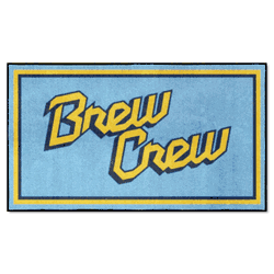 Milwaukee Brewers 3ft. x 5ft. Plush Area Rug