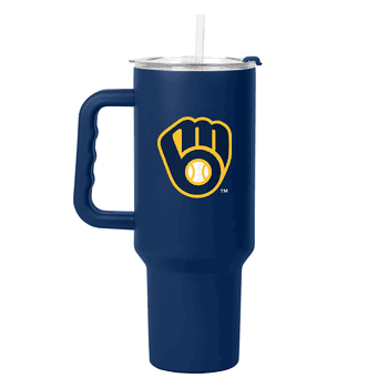 Milwaukee Brewers 40oz Flipside Powder Coat Tumbler