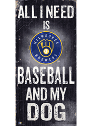 Milwaukee Brewers Baseball and My Dog Sign