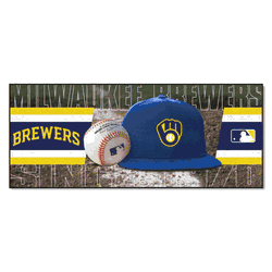 Milwaukee Brewers Baseball Runner Rug - 30in. x 72in.