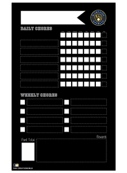 Milwaukee Brewers Chore Chalk Board 11x19 Sign