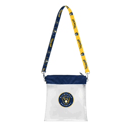Milwaukee Brewers Clear Pattern Strap Bag