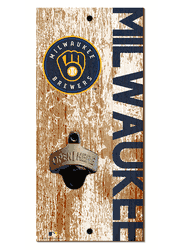 Milwaukee Brewers Distressed Bottle Opener