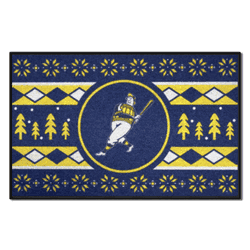 Milwaukee Brewers Holiday Sweater Starter Mat Accent Rug - 19in. x 30in.