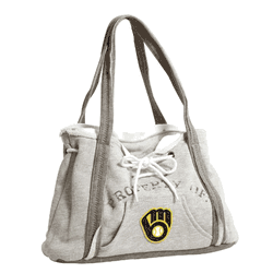 Milwaukee Brewers Hoodie Purse Grey