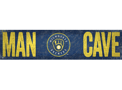 Milwaukee Brewers Man Cave 6x24 Sign