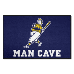 Milwaukee Brewers Man Cave Starter Mat Accent Rug - 19in. x 30in.