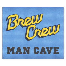 Milwaukee Brewers Man Cave Tailgater Rug - 5ft. x 6ft.