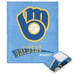 Milwaukee Brewers MLB CC Throwback Silk Touch Throw Blanket